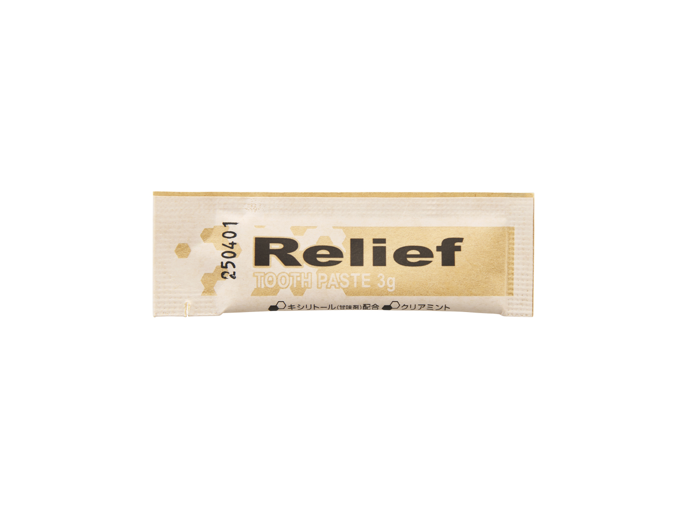 Relief歯磨き粉 紙パウチ